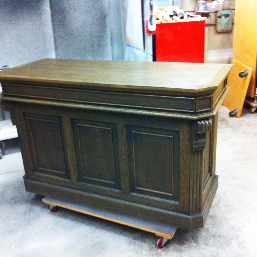 image of commercial cabinets made by Pacific Dynamic Construction