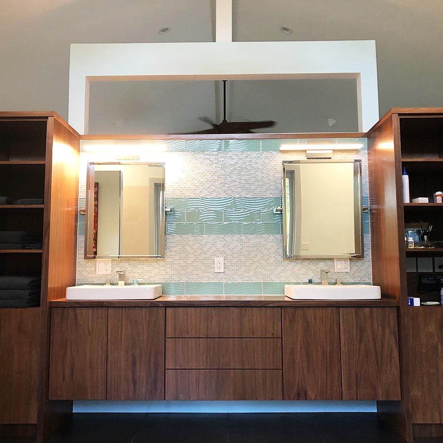 Image of cabinets built by Pacific dynamics construction