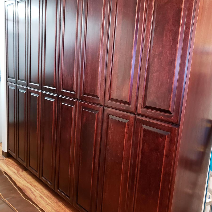 image of cabinets made by Pacific Dynamic Construction