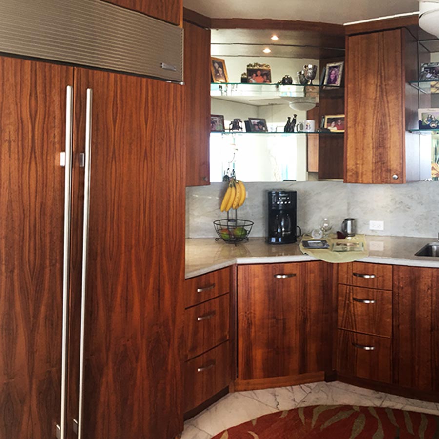 image of cabinets made by Pacific Dynamic Construction