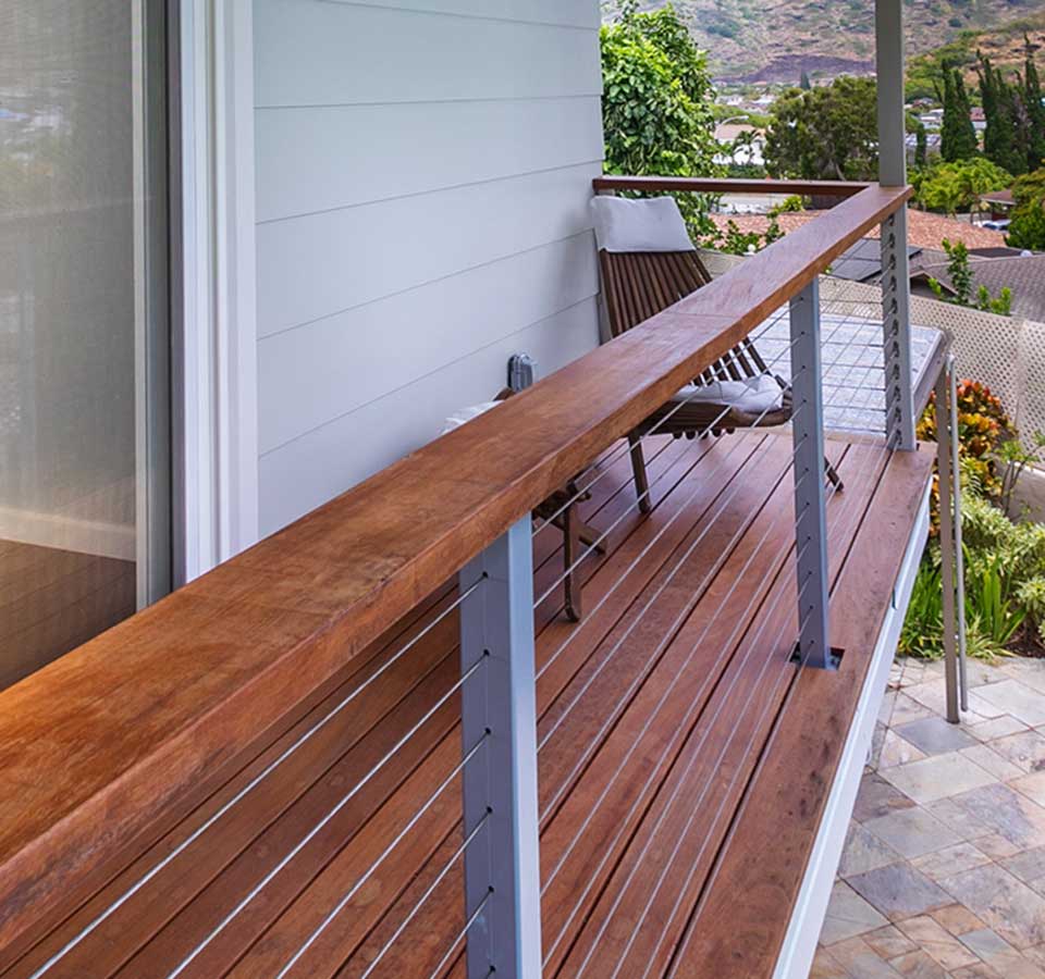 image of decking on home