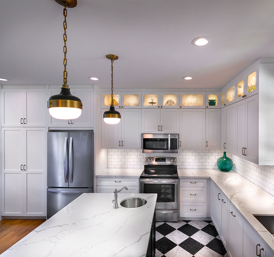 image of kitchen with cabinets made by pacific dynamics const