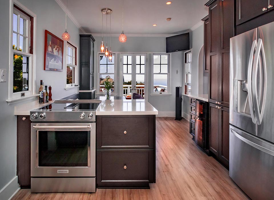 image of remodeled kitchen area