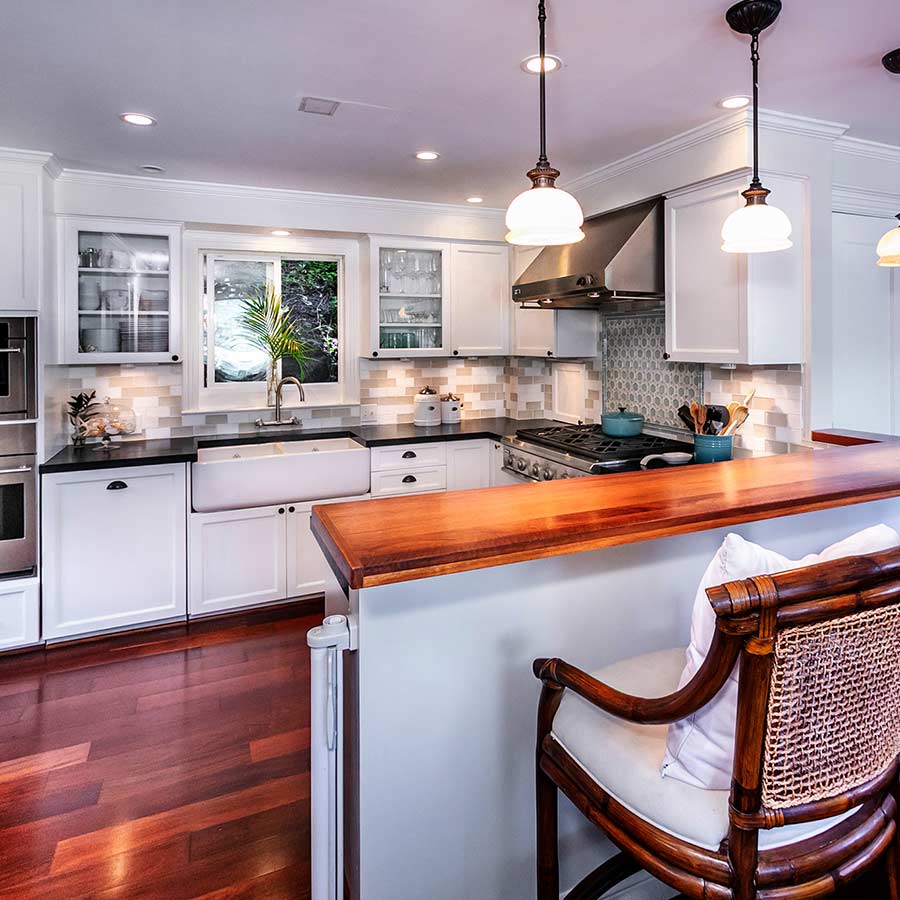 image of new kitchen and counter area