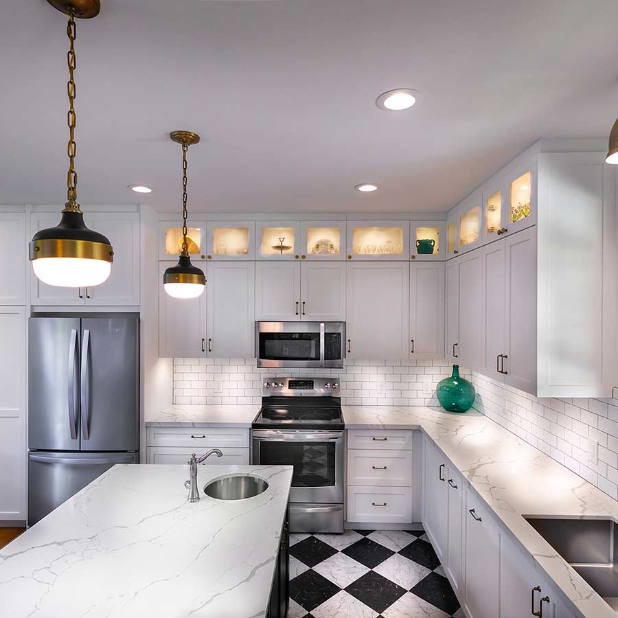 image of remodeled kitchen area