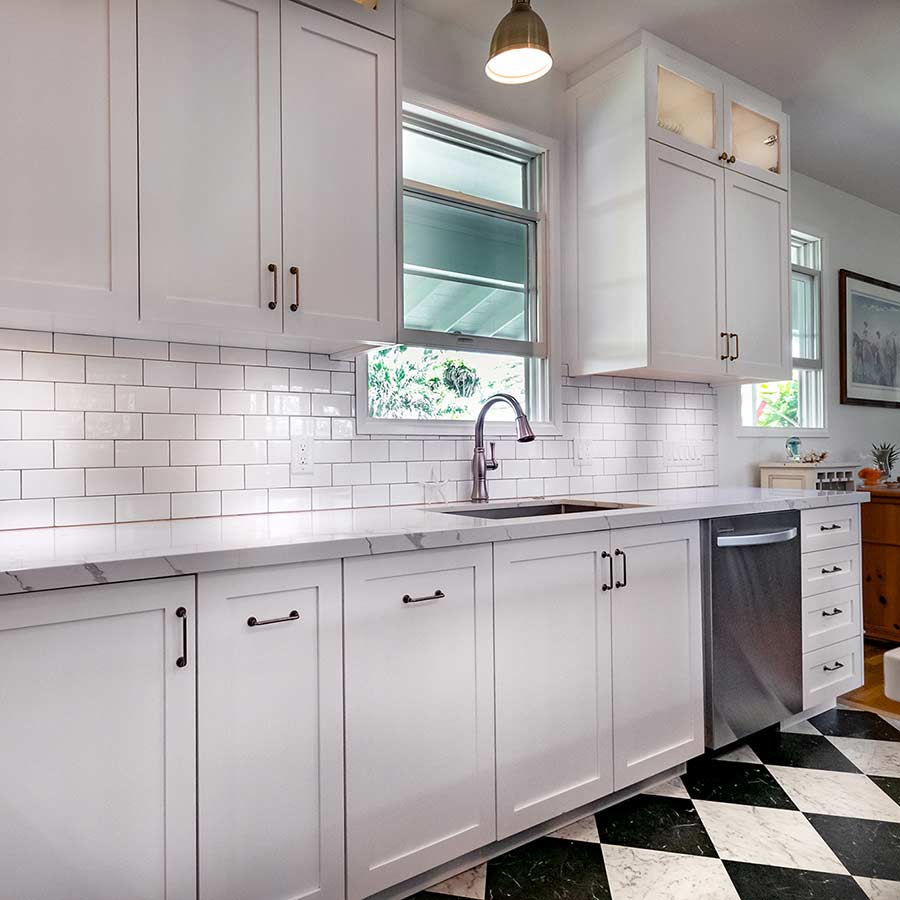 image of remodeled kitchen area